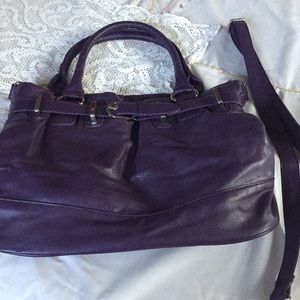 Purple handbag